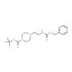 1-N-Boc-4-(2-N-Cbz-aminoethyl)piperazine (CAS 302557-32-0) - chemical structure image