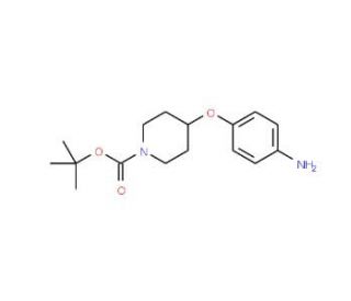 1-N-Boc-4-(4-aminophenoxy)piperidine (CAS 138227-63-1) - chemical structure image
