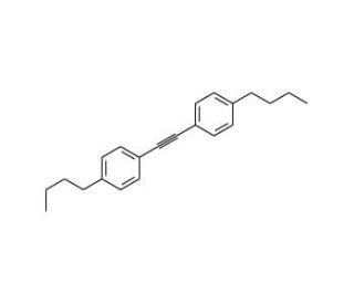 1-n-Butyl-4-[(4-n-butylphenyl)ethynyl]benzene (CAS 80221-11-0) - chemical structure image