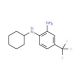 1-N-cyclohexyl-4-(trifluoromethyl)benzene-1,2-diamine - chemical structure image