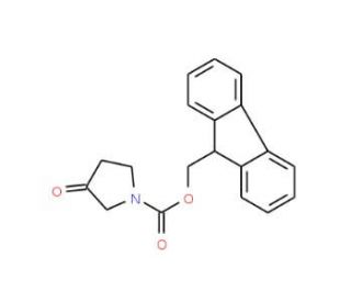 1-N-Fmoc-3-pyrrolidinone (CAS 672310-12-2) - chemical structure image