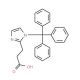 1-N-Trityl-Imidazole-2-ylpropionic acid (CAS 675602-85-4) - chemical structure image