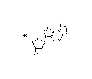 1,N6-Etheno-2&prime;-deoxyadenosine (CAS 68498-25-9) - chemical structure image
