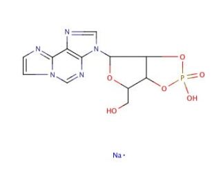 1,N<sup>6</sup>-Ethenoadenosine 3&prime;:5&prime;-cyclic monophosphate sodium salt (CAS 103213-51-0) - chemical structure image