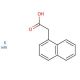 1-Naphthaleneacetic acid potassium salt 的分子结构, CAS编号: 15165-79-4 1-Naphthaleneacetic acid potassium salt (CAS 15165-79-4) - chemical structure image