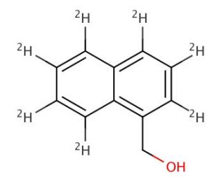 1-Naphthalenemethanol-d7 (CAS 1189876-86-5) - chemical structure image