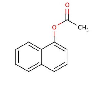 1-Naphthyl acetate (CAS 830-81-9) - chemical structure image