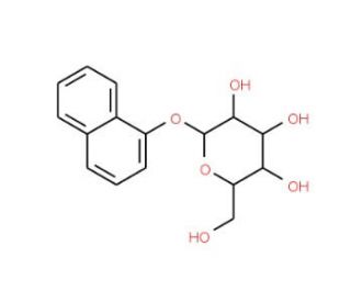 1-Naphthyl b-D-glucopyranoside (CAS 19939-82-3) - chemical structure image