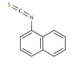 1-Naphthyl isothiocyanate (CAS 551-06-4) - chemical structure image
