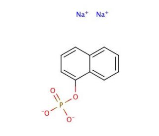 1-Naphthyl phosphate, disodium salt (CAS 2183-17-7) - chemical structure image