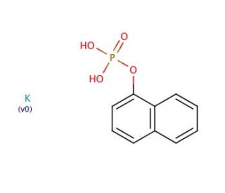 1-Naphthyl phosphate potassium salt (CAS 100929-85-9) - chemical structure image