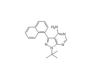 1-Naphthyl PP1 (CAS 221243-82-9) - chemical structure image