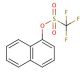 1-Naphthyl trifluoromethanesulfonate (CAS 99747-74-7) - chemical structure image