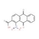 1-Nitro-9,10-dioxo-9,10-dihydro-anthracene-2-carboxylic acid (CAS 128-67-6) - chemical structure image
