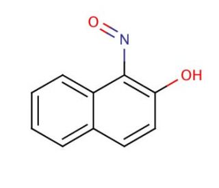 1-Nitroso-2-naphthol (CAS 131-91-9) - chemical structure image