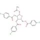 1-O-Acetyl 2,3,5-Tri-O-p-chlorobenzoyl-β-D-ribofuranoside (CAS 144084-01-5) - chemical structure image