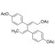 1-O-Acetyl-3,4-bis-(4-acetoxyphenyl)-hexa-2,4-dien-1-ol (CAS 70101-24-5) - chemical structure image