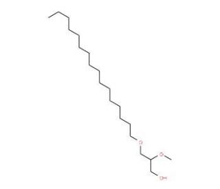 1-O-Hexadecyl-3-O-methyl-rac-glycerol (CAS 111188-59-1) - chemical structure image