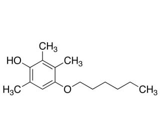 1-O-Hexyl-2,3,5-trimethylhydroquinone (CAS 148081-72-5) - chemical structure image
