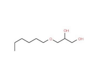 1-O-Hexyl-rac-glycerol (CAS 10305-38-1) - chemical structure image