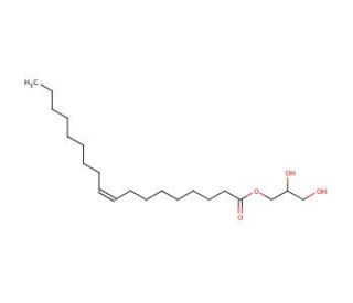 1-O-Oleyl-rac-glycerol (CAS 111-03-5) - chemical structure image
