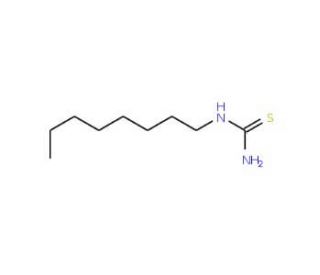 1-Octyl-2-thiourea (CAS 13281-03-3) - chemical structure image