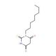 1-Octyl-2-thioxo-dihydro-pyrimidine-4,6-dione - chemical structure image