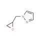 1-(oxiran-2-ylmethyl)-1H-pyrazole - chemical structure image