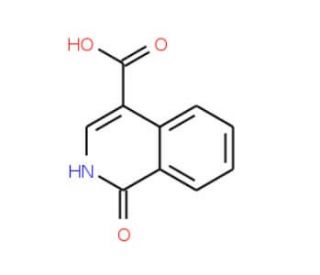 1-Oxo-1,2-dihydro-4-isoquinolinecarboxylic acid (CAS 34014-51-2) - chemical structure image