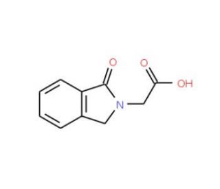 (1-Oxo-1,3-dihydro-isoindol-2-yl)-acetic acid (CAS 39221-42-6) - chemical structure image