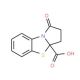1-oxo-2,3-dihydropyrrolo[2,1-b][1,3]benzothiazole-3a(1H)-carboxylic acid - chemical structure image