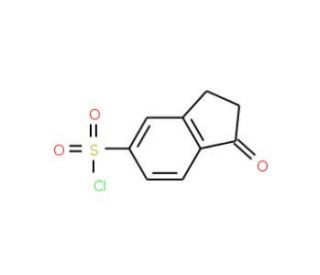 1-oxoindane-5-sulfonyl chloride - chemical structure image