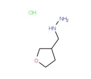 1-(oxolan-3-ylmethyl)hydrazine hydrochloride - chemical structure image