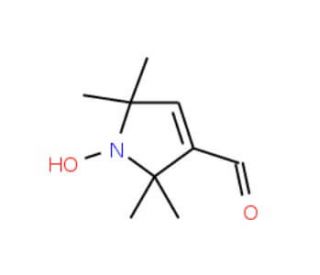 (1-Oxyl-2,2,5,5,-tetramethyl-&Delta;3-pyrroline)formaldehyde (CAS 71051-83-7) - chemical structure image