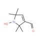 (1-Oxyl-2,2,5,5,-tetramethyl-Δ3-pyrroline)formaldehyde (CAS 71051-83-7) - chemical structure image
