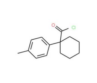 1-p-Tolyl-cyclohexanecarbonyl chloride (CAS 676348-46-2) - chemical structure image