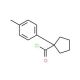 1-p-Tolyl-cyclopentanecarbonyl chloride - chemical structure image