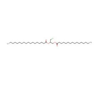 1-Palmitoyl-2-stearoyl-3-chloropropanediol (CAS 1185060-41-6) - chemical structure image