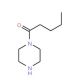 1-pentanoylpiperazine - chemical structure image