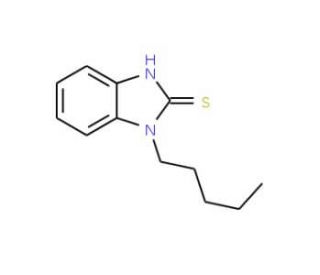 1-Pentyl-1H-benzoimidazole-2-thiol - chemical structure image