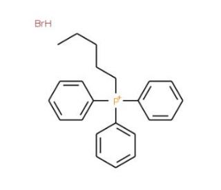 (1-Pentyl)triphenylphosphonium bromide (CAS 21406-61-1) - chemical structure image