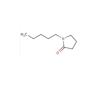 1-Pentylpyrrolidin-2-one (CAS 65032-11-3) - chemical structure image