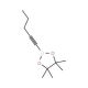 1-Pentynylboronic acid pinacol ester (CAS 634196-62-6) - chemical structure image