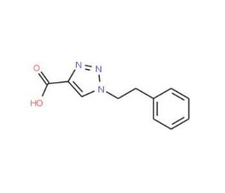 1-Phenethyl-1H-[1,2,3]triazole-4-carboxylic acid - chemical structure image
