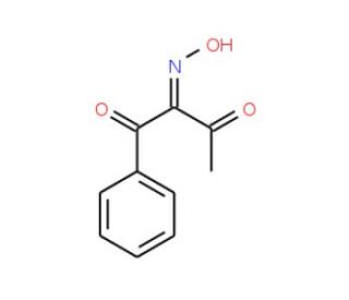 1-Phenyl-1,2,3-butanetrione 2-oxime (CAS 6797-44-0) - chemical structure image