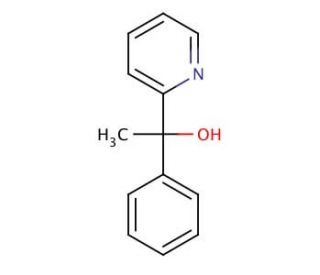 1-Phenyl-1-(2-pyridyl)ethanol - chemical structure image