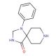 1-Phenyl-1,3,8-triazaspiro[4.5]decan-4-one (CAS 1021-25-6) - chemical structure image