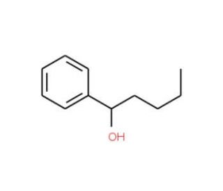1-Phenyl-1-pentanol (CAS 583-03-9) - chemical structure image