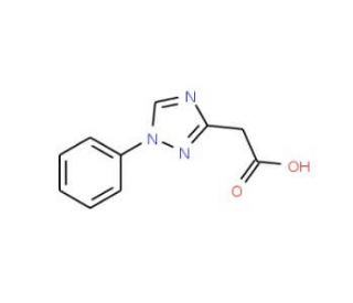 (1-Phenyl-1H-1,2,4-triazol-3-yl)acetic acid - chemical structure image