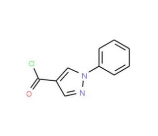 1-phenyl-1H-pyrazole-4-carbonyl chloride - chemical structure image